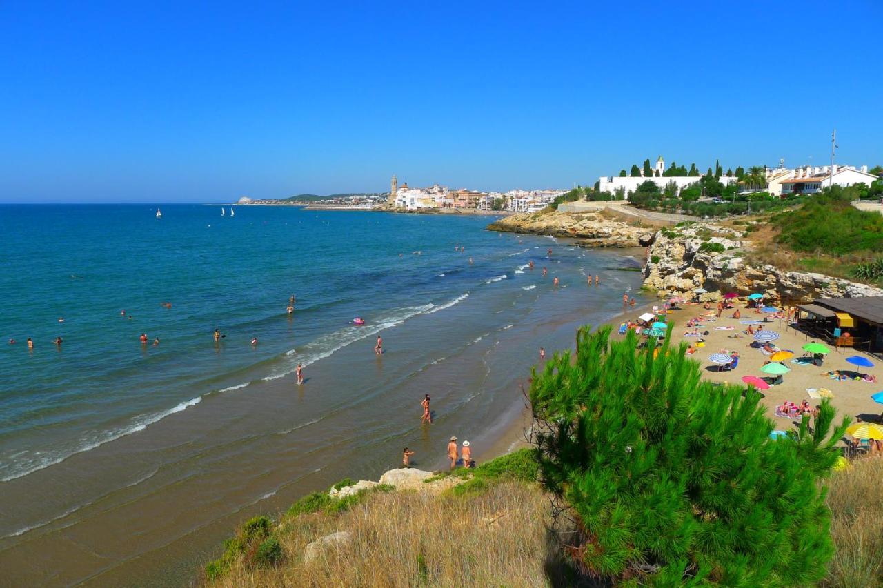 Cala Balmins Sea View Leilighet Sitges Eksteriør bilde