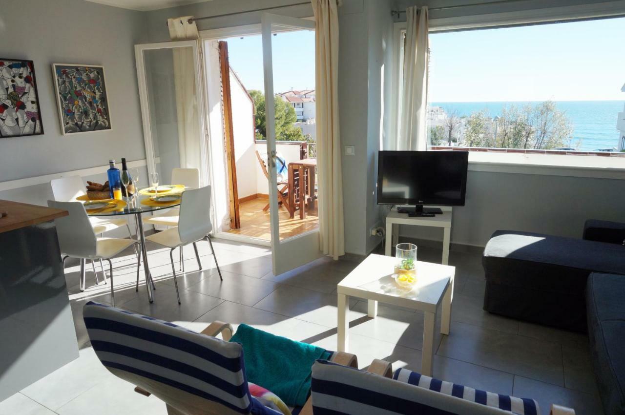 Cala Balmins Sea View Leilighet Sitges Eksteriør bilde